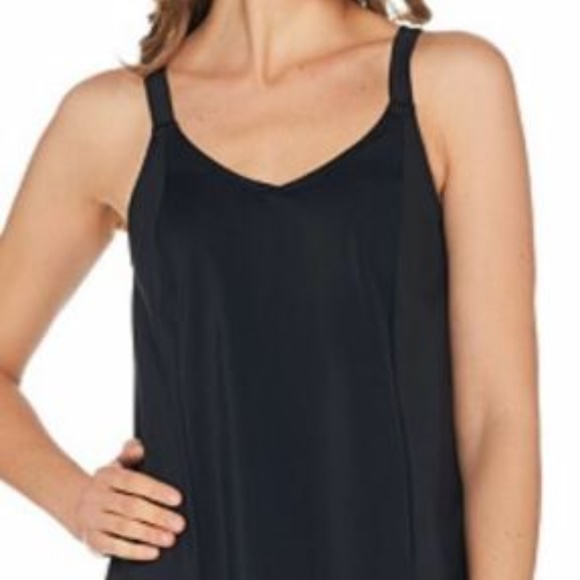 qvc denim and company swimsuits